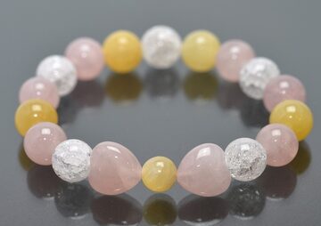 白メノウ＆シトリン 10mm-12mm（人間関係 / 商売運、財運） | Pay ID