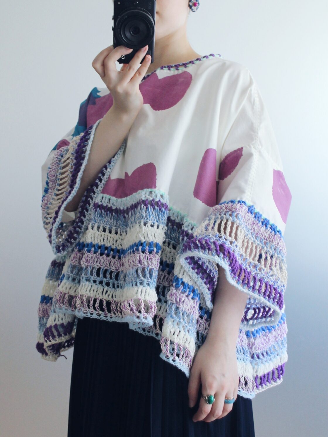original textile fabric/crochet tops | Pay ID