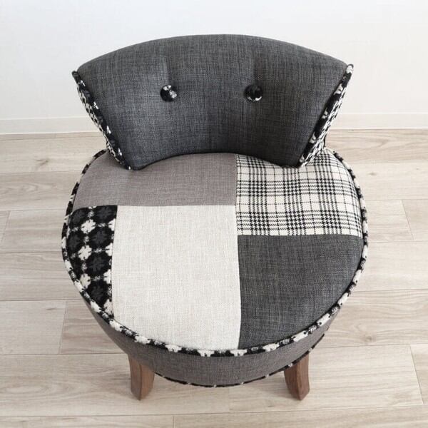 チェア 椅子 スツール パッチワーク デザインチェア 腰掛け