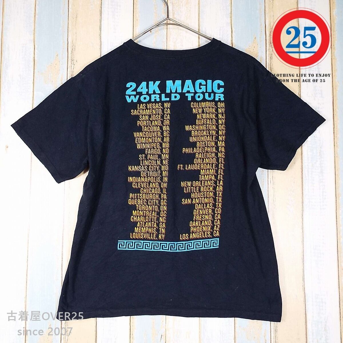 ブルーノマーズ （タオルおまけ）ジャパンツアー2022 記念Tシャツ Mサイズ