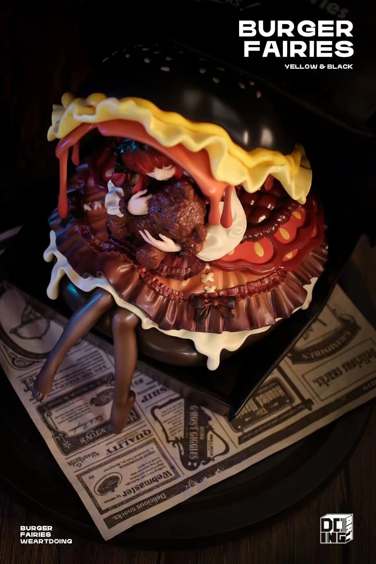 WeArtDoing Sleeping Beauty-Burger バーカー魔女 現品販売】WeArtDoing Sleeping Beauty-Burger Fairies