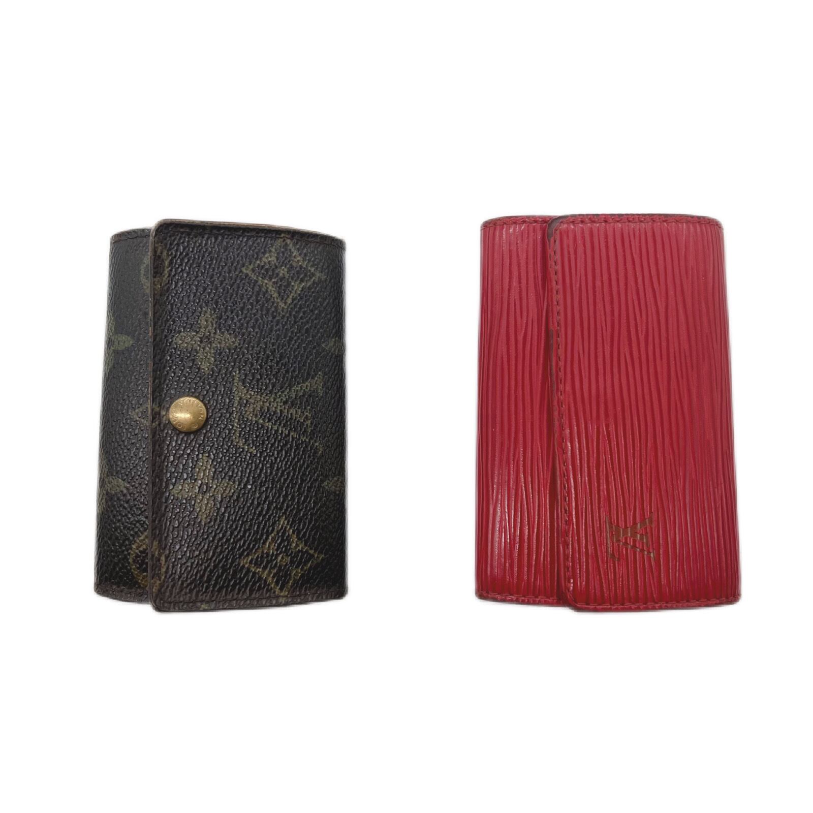 【LOUIS VUITTON】ルイ・ヴィトン モノグラム エピ6連キーケース2点セット