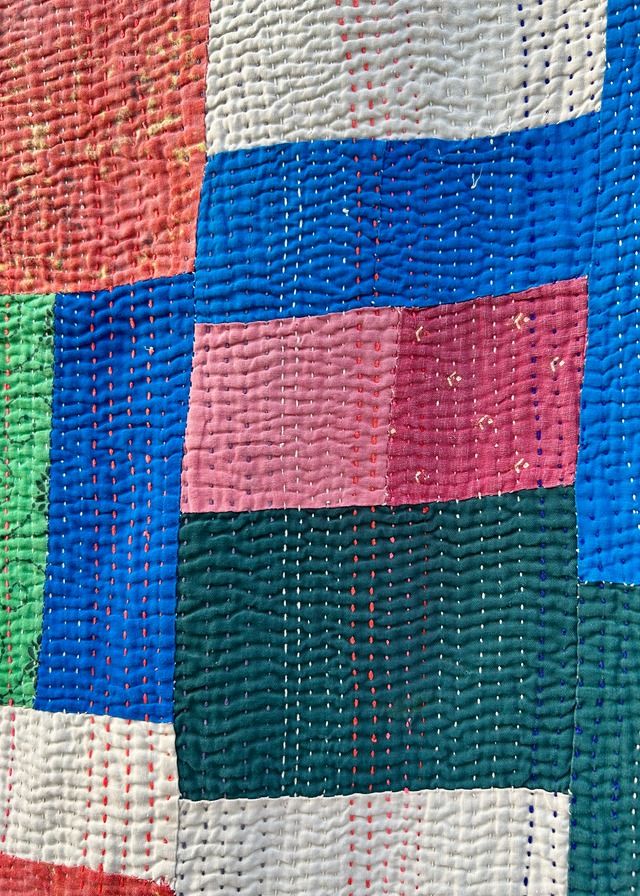 VINTAGE KANTHA QUILT_001