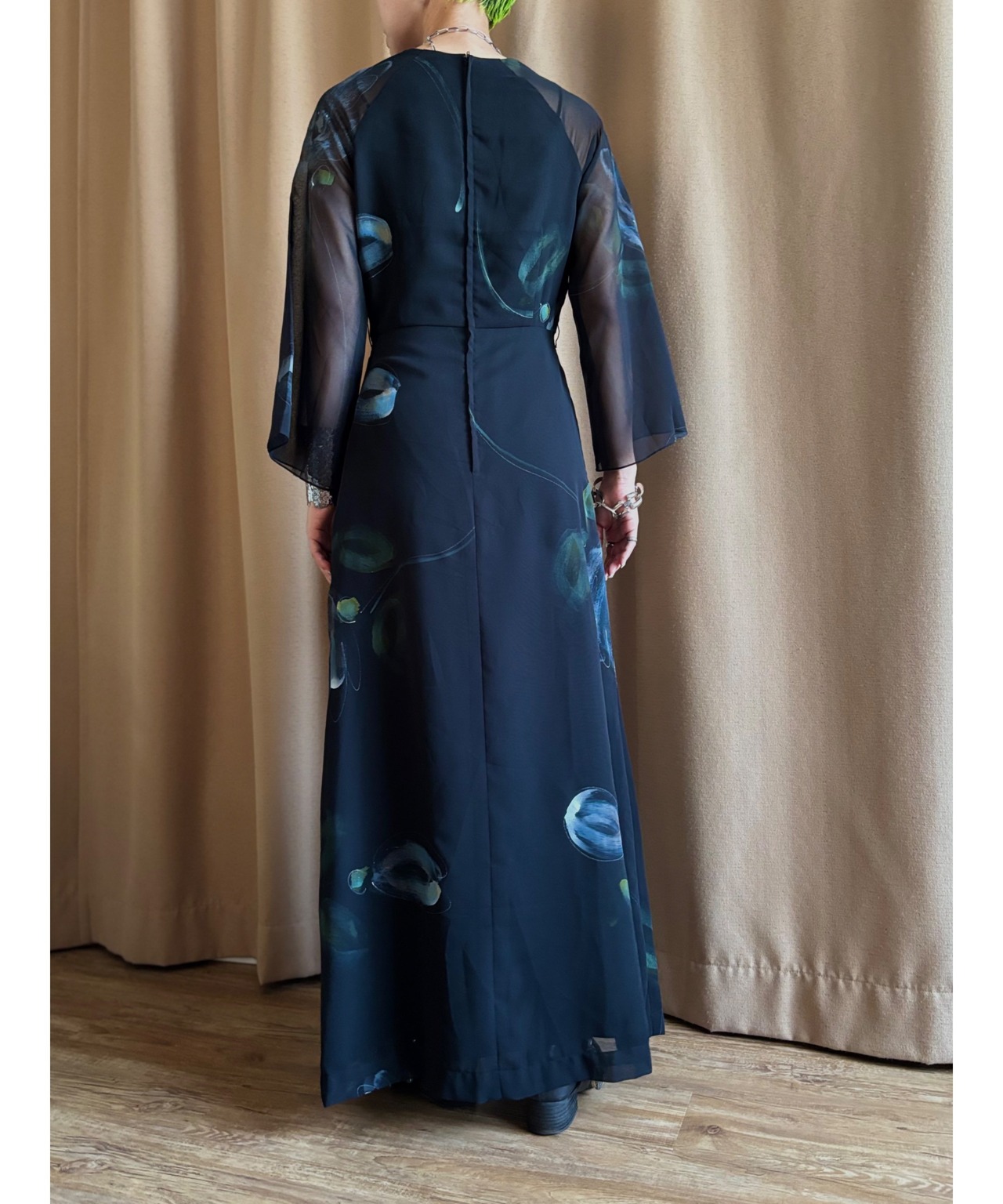 MADE IN JAPAN artistic flower dress-4804-7