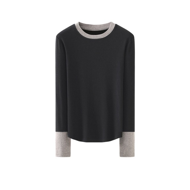 コントラストカラーTシャツ　21932