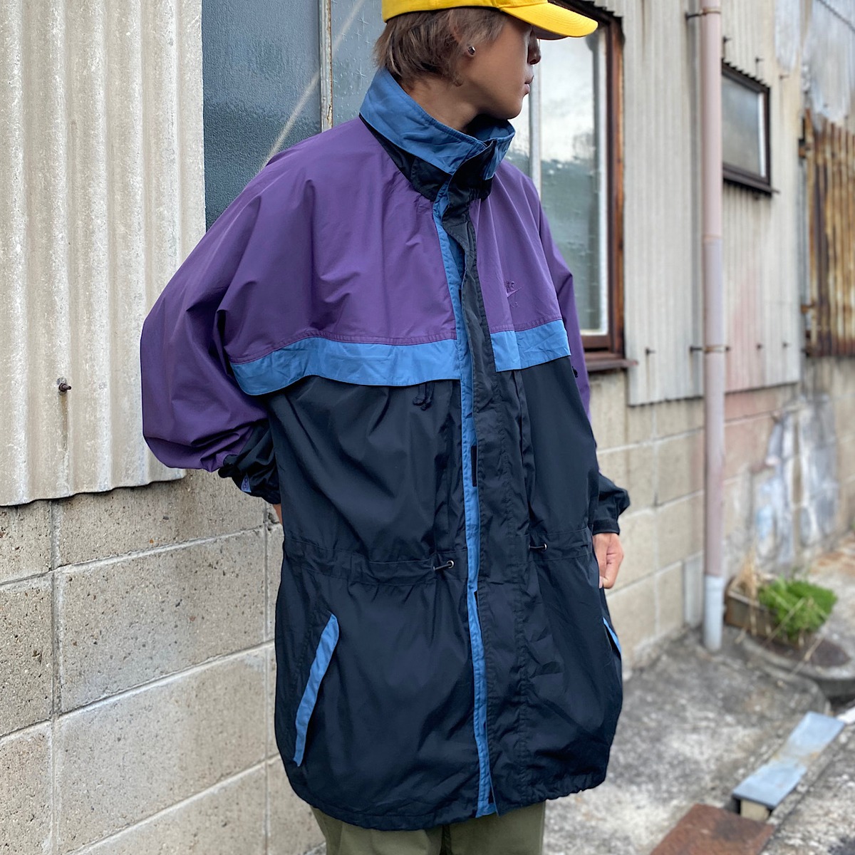 90年代 初期 NIKE acg ナイキ ロゴ刺繍 切り替えデザイン マウンテン 