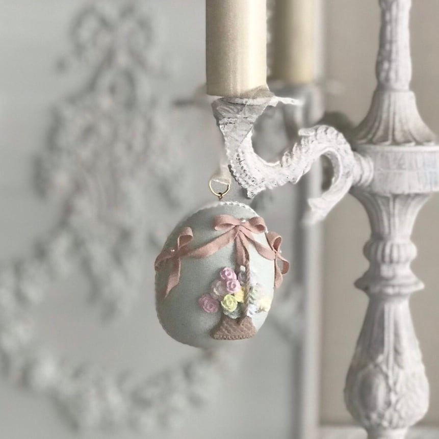 イースターエッグ*すずらんリボン* Easter egg*Muguet Ribbon