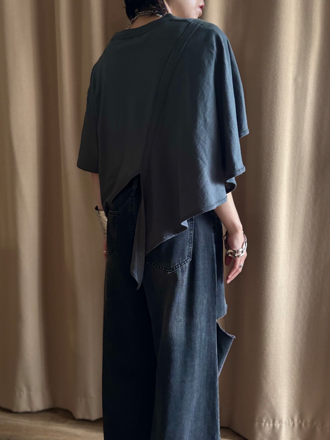 asymmetrical reconstructed remake t-shirt-5277-6