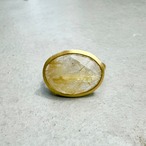 【12号】RUTILE  GOLD RING（ルチル/ゴールド）