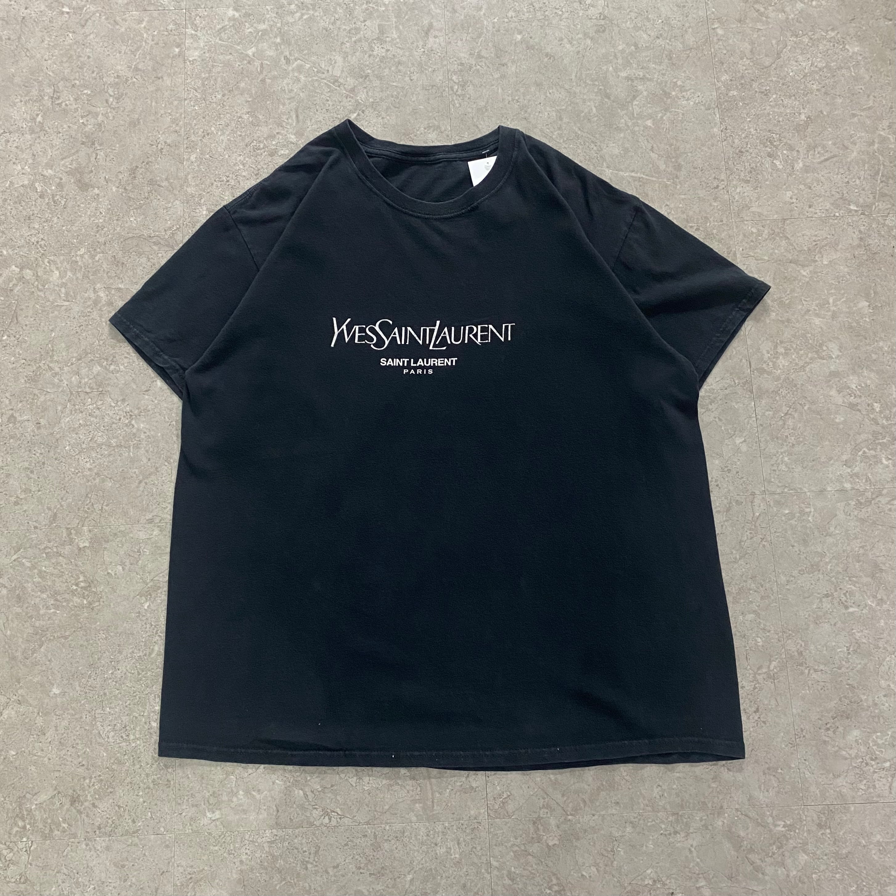 00s Bootleg Yves Saint Laurent logo print T-shirt【仙台店】