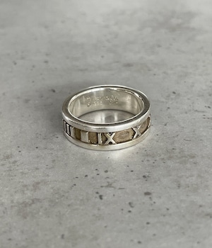 VINTAGE 90's TIFFANY&CO ATLAS BAND RING -1995-