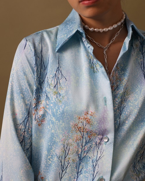 1980's Lanvin / Printed Shirt