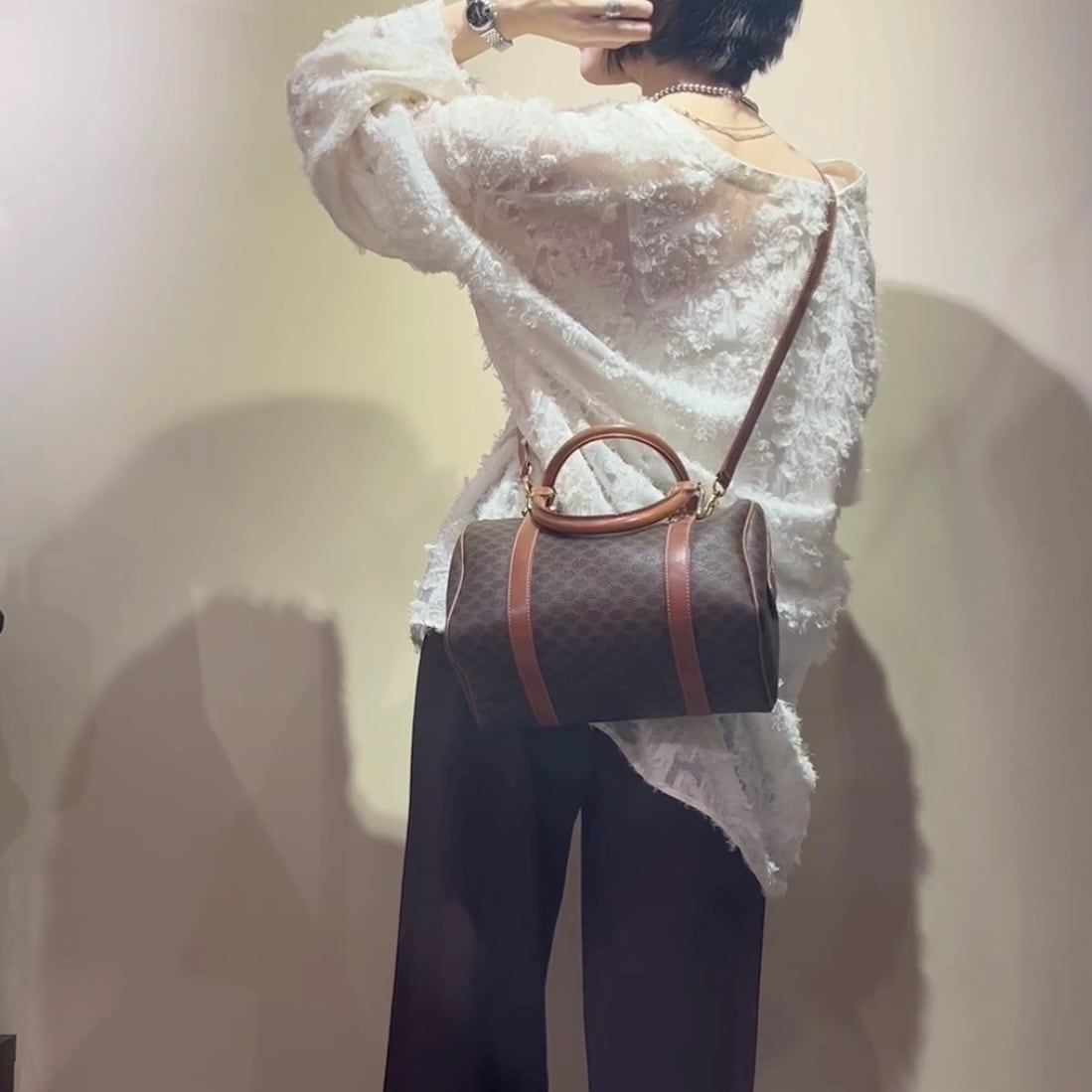 CELINE】1840 VINTAGE CELlNE ヴィンテージ セリーヌ マカダム柄