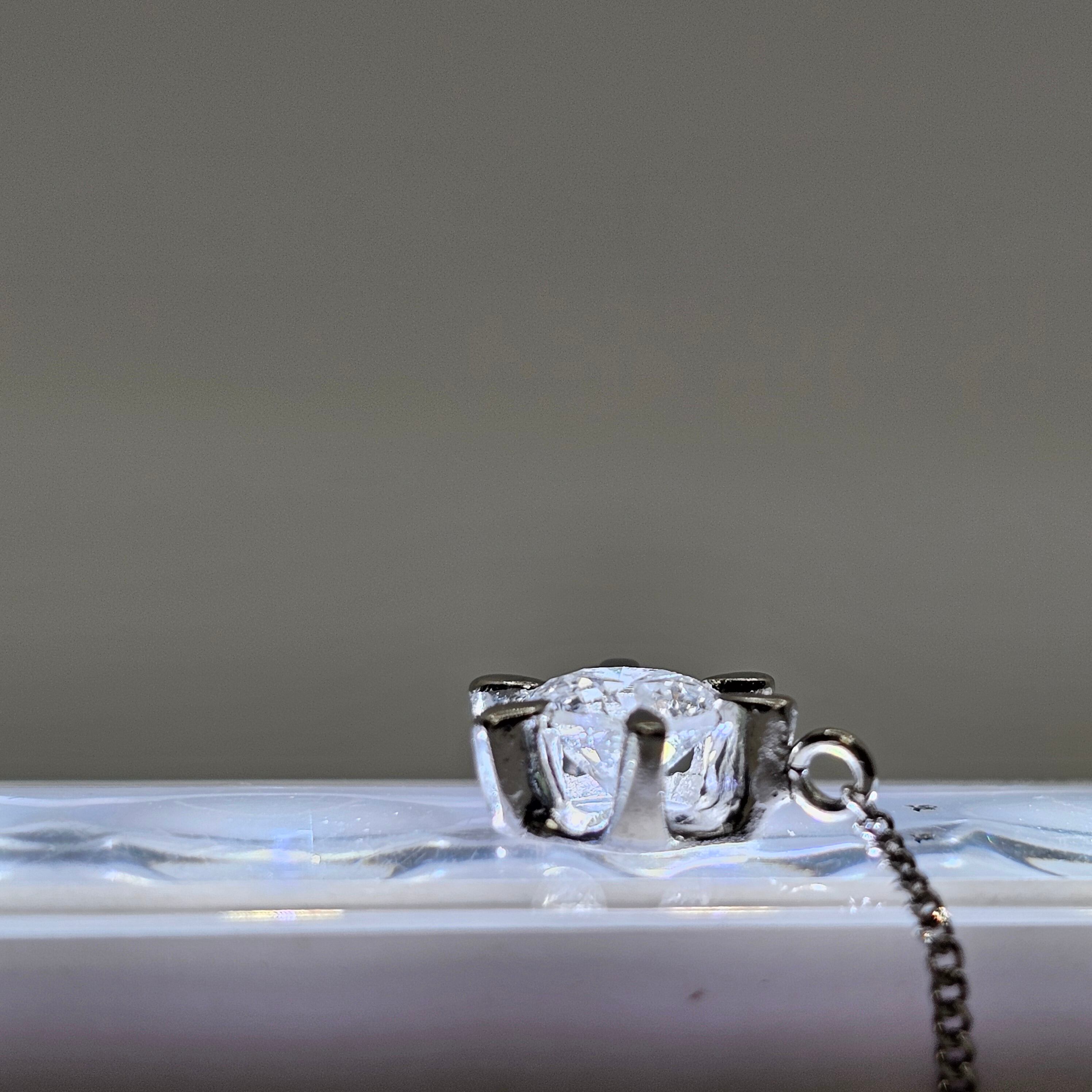 美品】Pt900 天然ダイヤ 0.43ct スター ネックレス 2.6g | Over Time 
