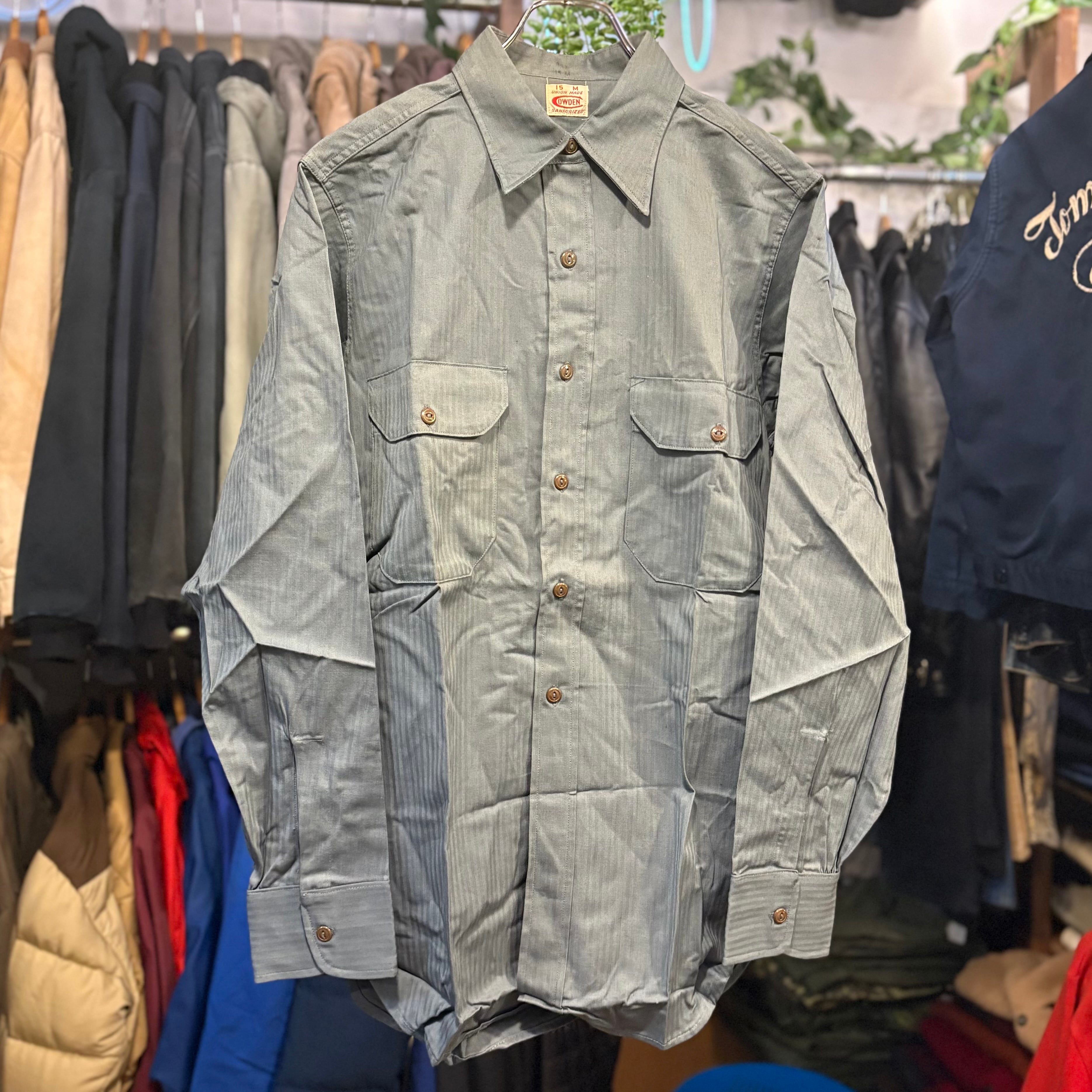 50's COWDEN HBT Work Shirt | 下北沢SPiKe＆SPiCe
