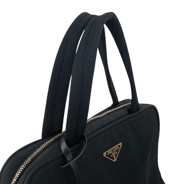 PRADA プラダ ハンドバッグ ブラック トライアングルロゴ ナイロン カデナ vintage ヴィンテージ オールド kyekg3