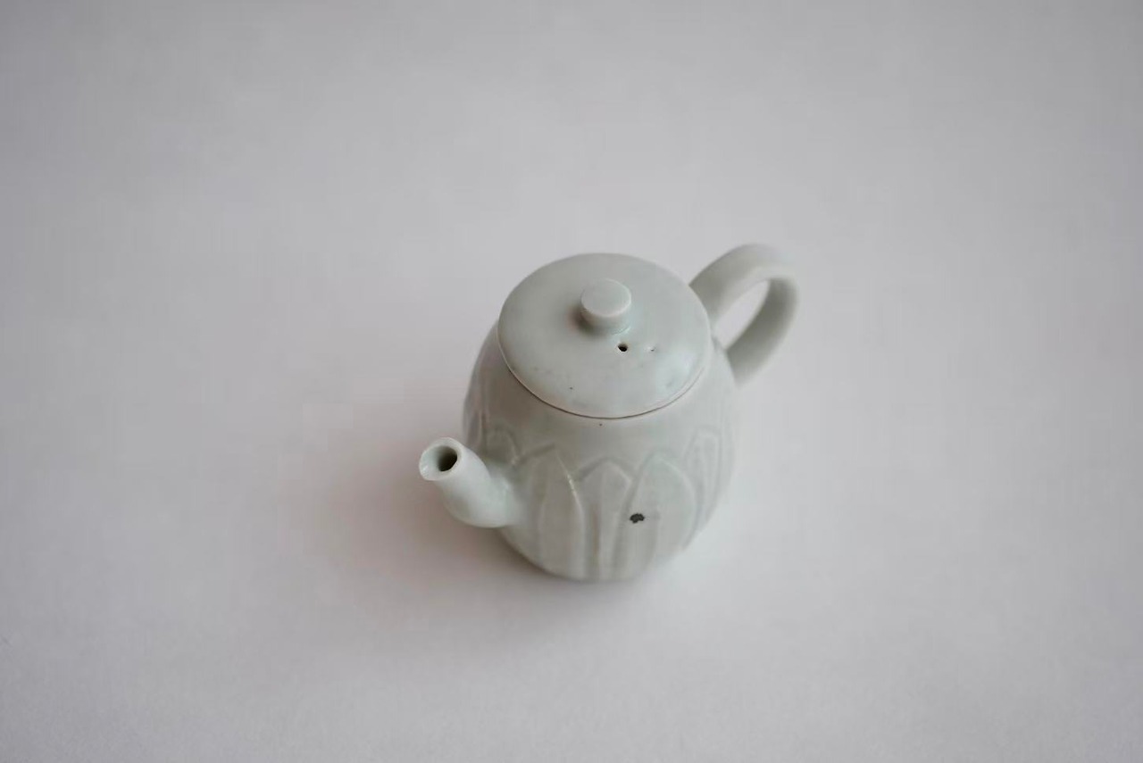 田村文宏 Fumihiro Tamura - 白磁茶壺 teapot