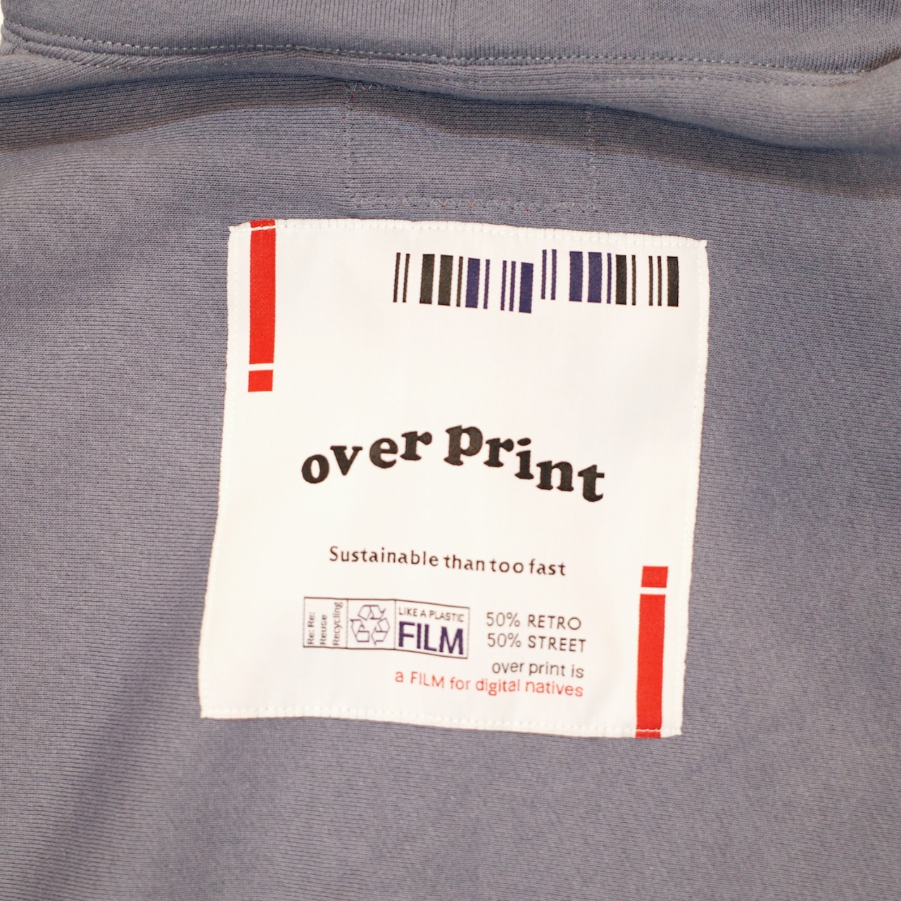 【over print】over print L⇄R Zip Hoodie