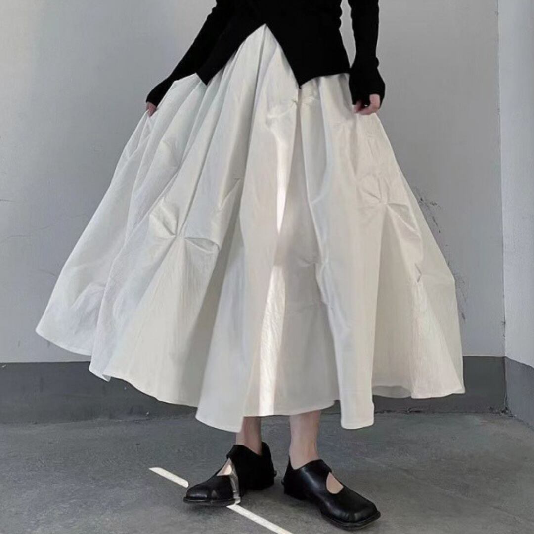 プリーツ パフ スカート 341252