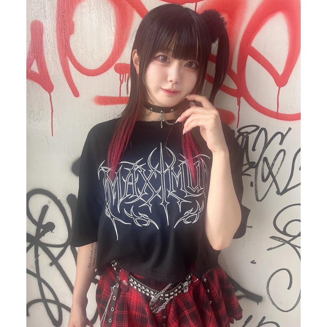 ネックピアス☆ロゴクロップドTシャツ | VOLCAN&APHRODITE 公式通販