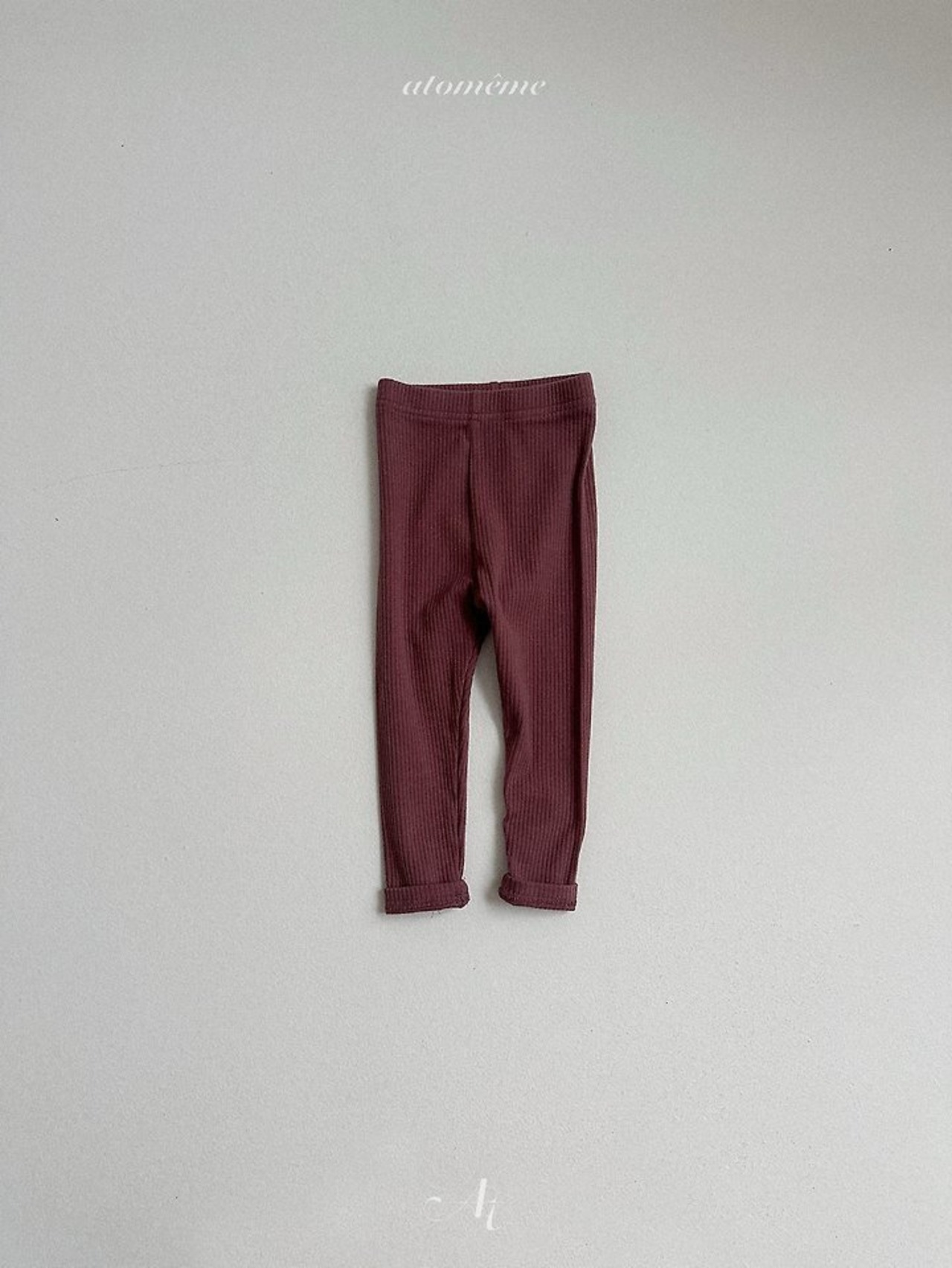 韓国子供服 / Atomeme / 26Autumn / Milky Rib Leggings / 秋服 *S~XL*