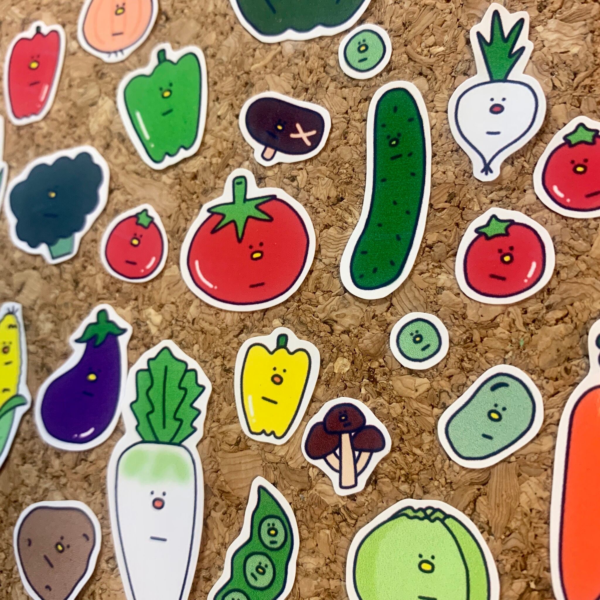 お野菜フレークシール | chii°Se
