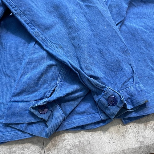 50-60s SIROCO 刺繍タグ コットンツイル フレンチワークジャケット 詳細写真17