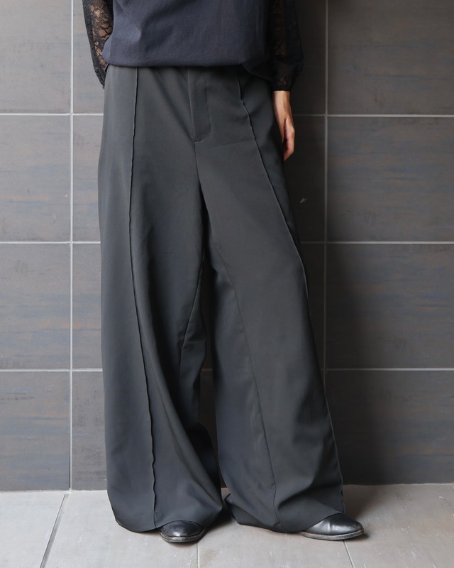 Center stitch super wide slacks