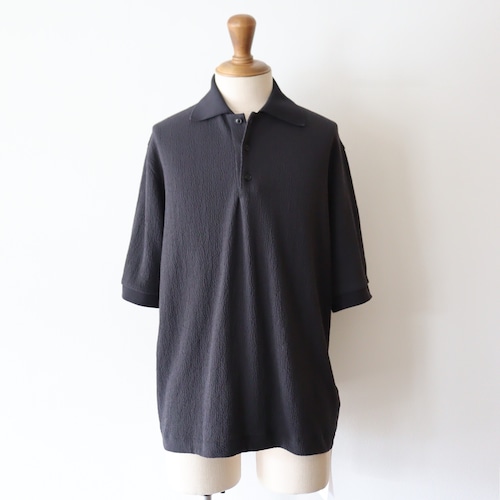 nonnotte " Half Sleeve Polo Shirt ( Caviar )"