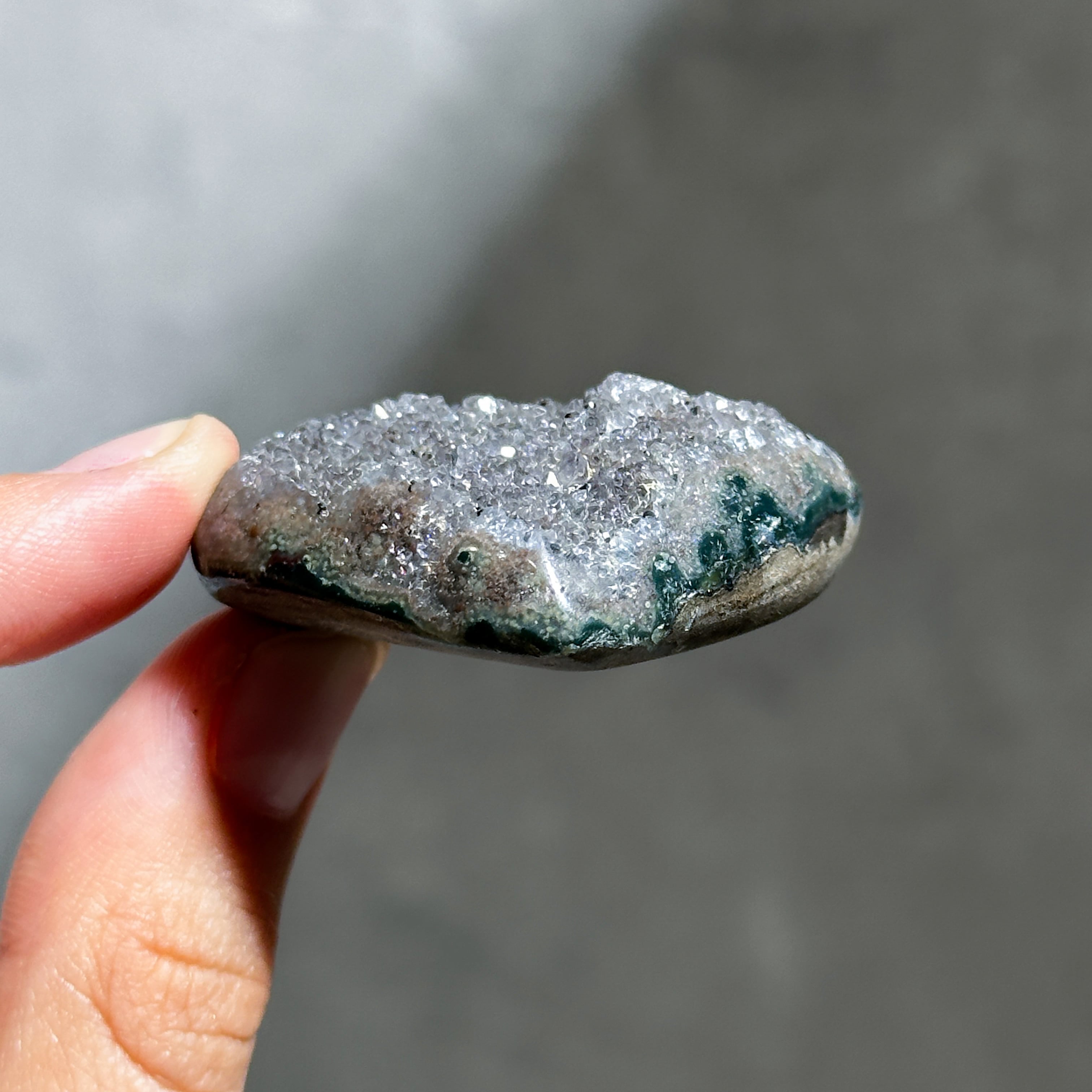 アゲート×アメジスト ハート51◇ Agate× Amethyst ◇天然石・鉱物