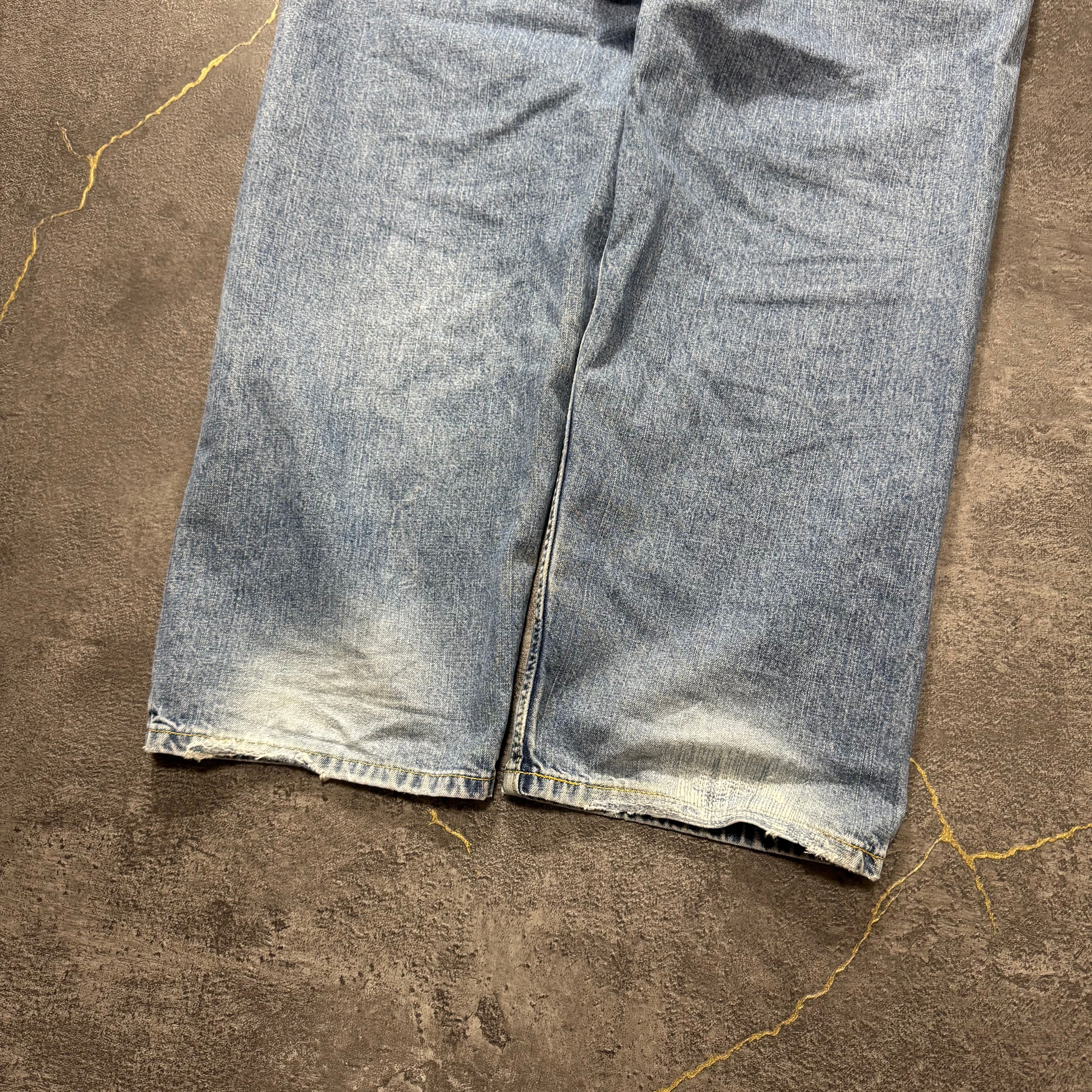 エ*ゼ様 【USA製】Levi's シルバータブ　buggy 後染め　W33/L 00s Levi's silver tab buggy denim W33 リーバイス シルバータブ