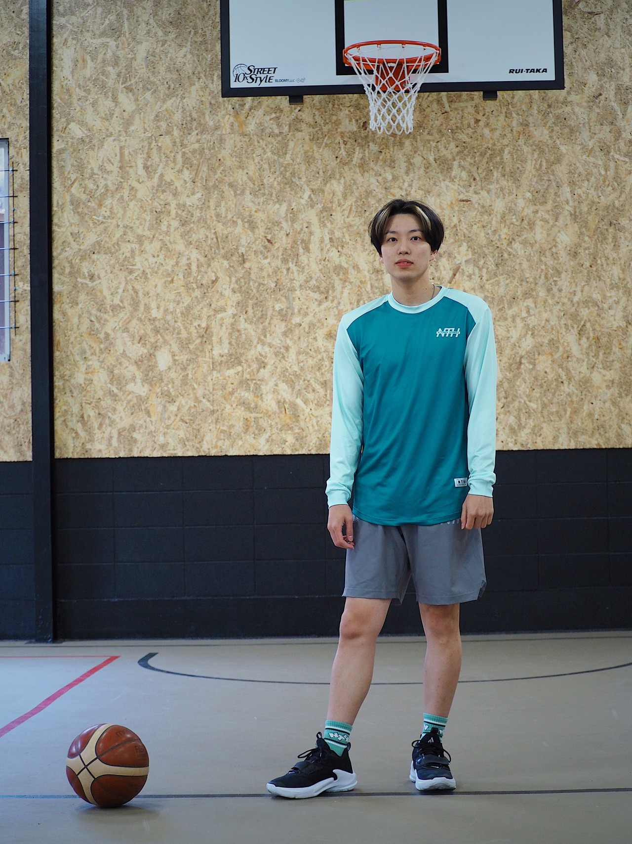 NEW NTHLONGTEE“2TONE” color Aquagreen×Darkgreen - 8