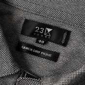23区 HOMME ニジュウサンク オム QUICK DRY PIQUE 比翼 半袖 ポロシャツ 48/グレー系 メンズ