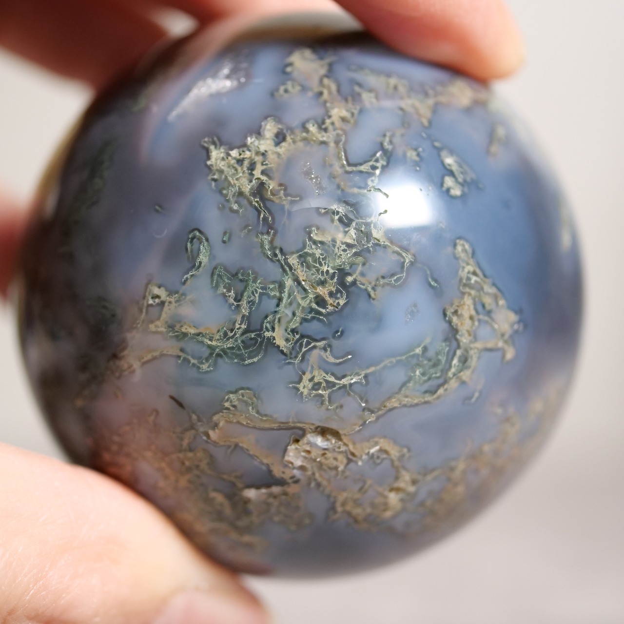 モスアゲート【φ5.9cm】 / スフィア