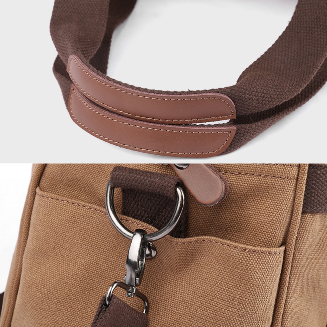 Canvas Square Compact Boston Bag / キャンバス スクエア コンパクト ボストン バッグ