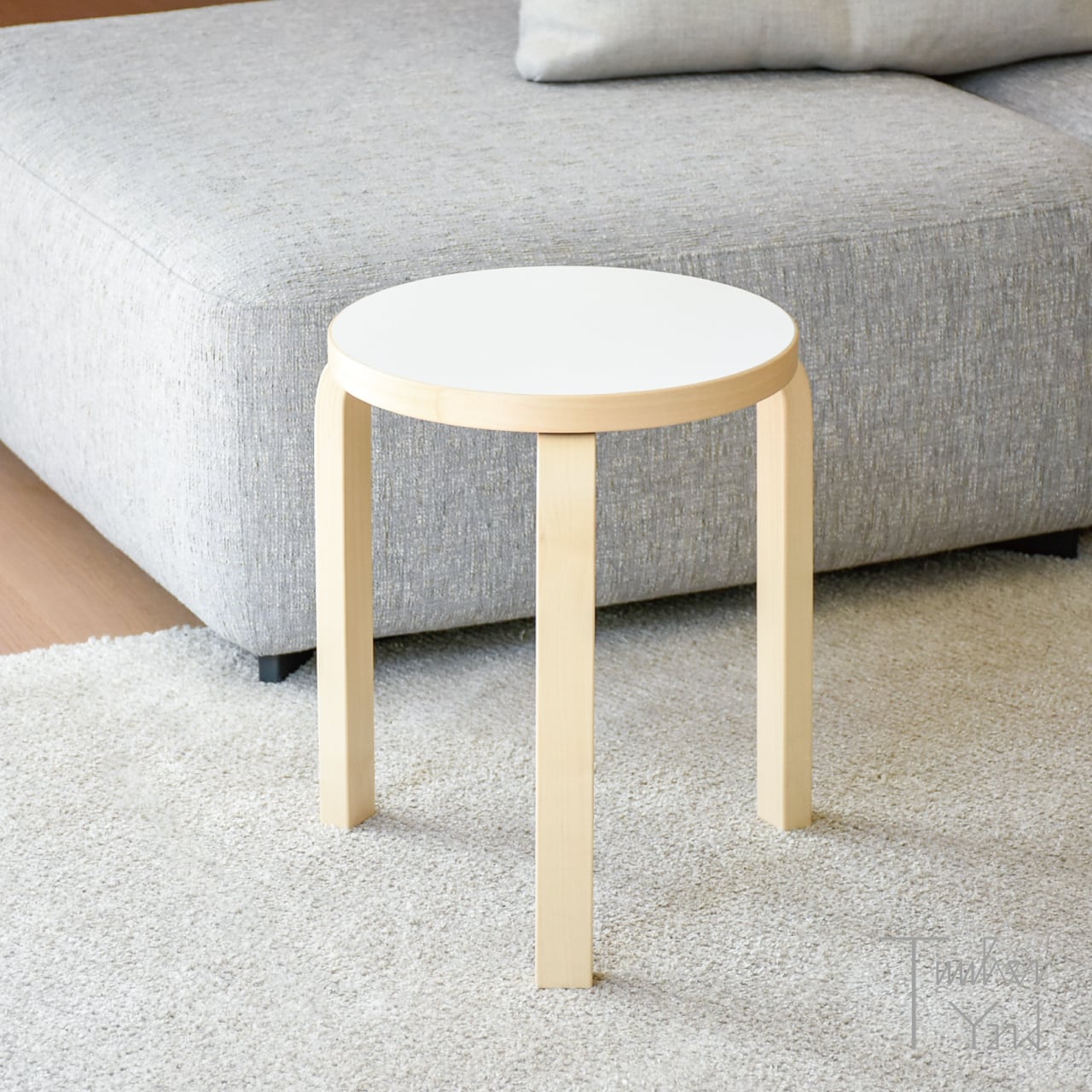 スツール 60 / ホワイト ラミネート / Stool 60 / white laminate