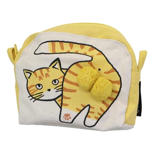 猫コスメポーチ(ニャンタマ)チャトラ
