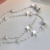 おしゃれ スター シルバー ブレスレット