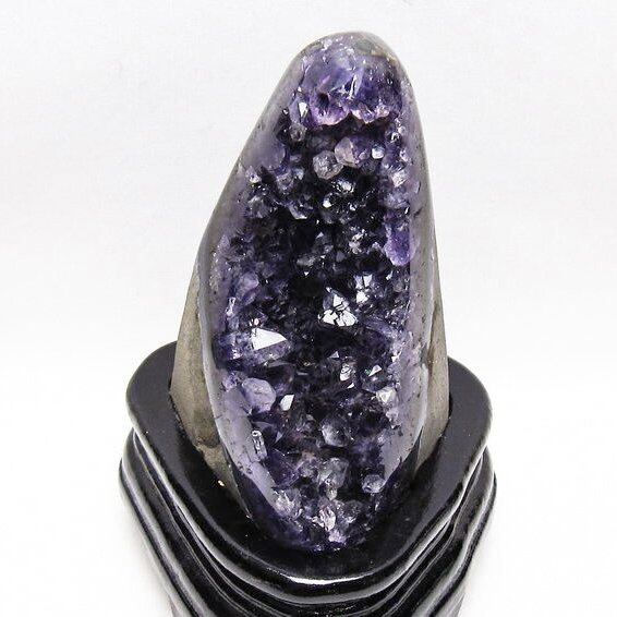 アメジスト クラスター ウルグアイ産 原石 amethyst 一点物 台座付属 182-8006