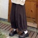 2色／裾タックコーデュロイパンツ ・12579