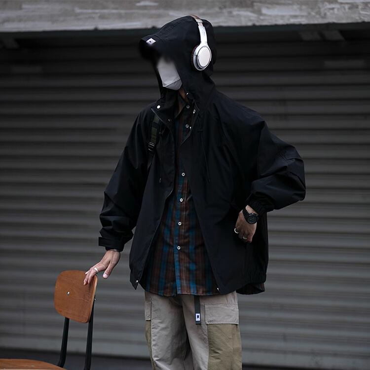 ★OUTDOOR LOOSE CASUAL HOODED JACKET　　　A491