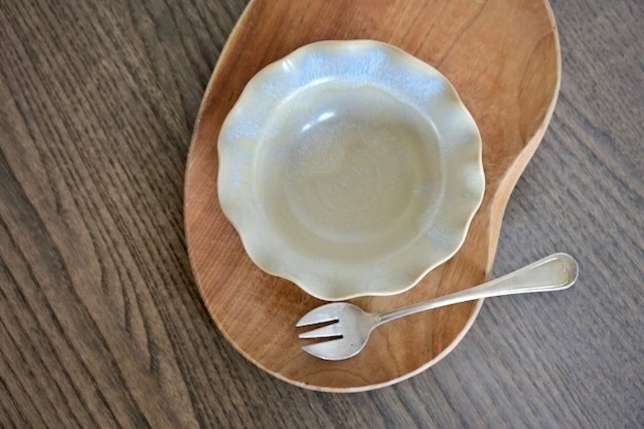 MUMCA 丸谷牧子 作 ふりるリム小鉢 (イエロー) Frill Rim Bowl S / 2104400000702