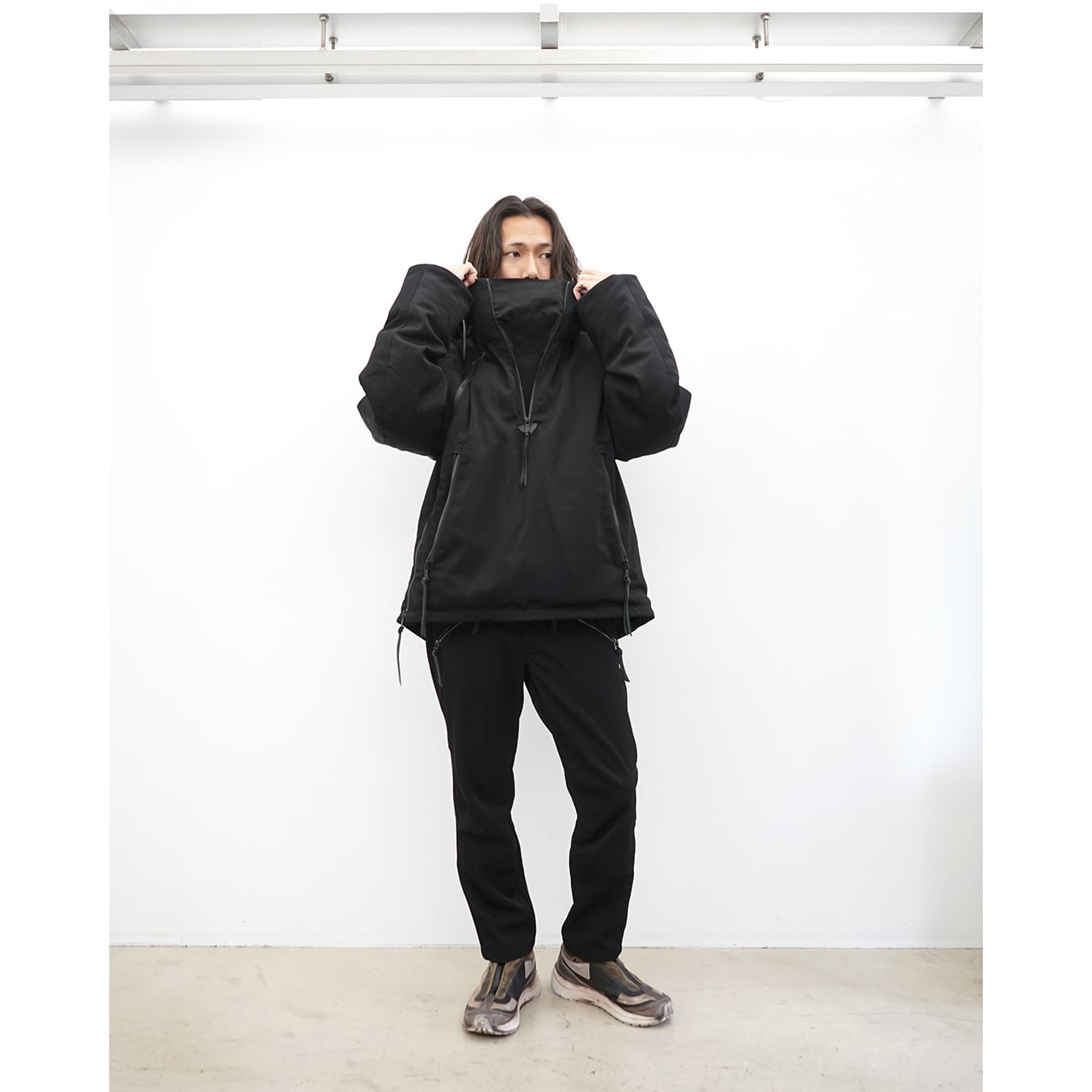 The Viridi-anne] (ザヴィリディアン) VI-3893-06 NYLON/WOOL TWILL