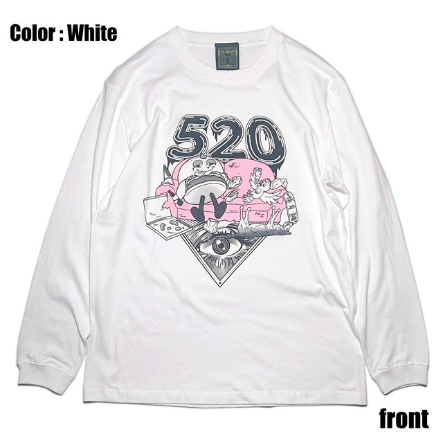 神眼芸術『five-twenty』Long sleeve T-shirt