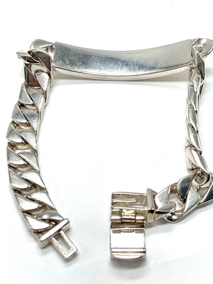 Tiffany&co　ヴィンテージ IDブレスレット 喜平チェーン