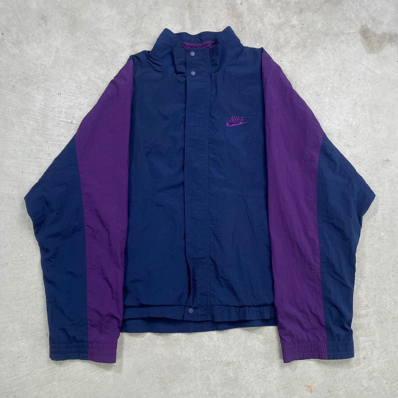90年代 NIKE ナイキ 銀タグ ナイロンジャケット トラックジャケット ス