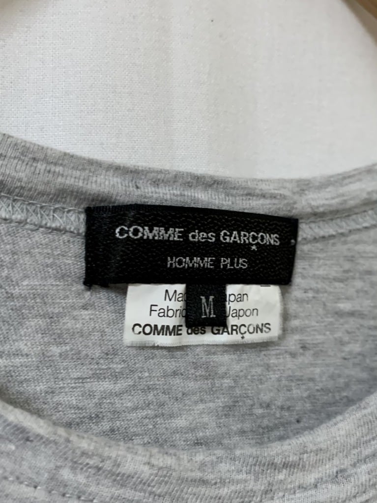 Crew Neck Design Print T-Shirt "COMME des GARÇONS HOMME PLUS"