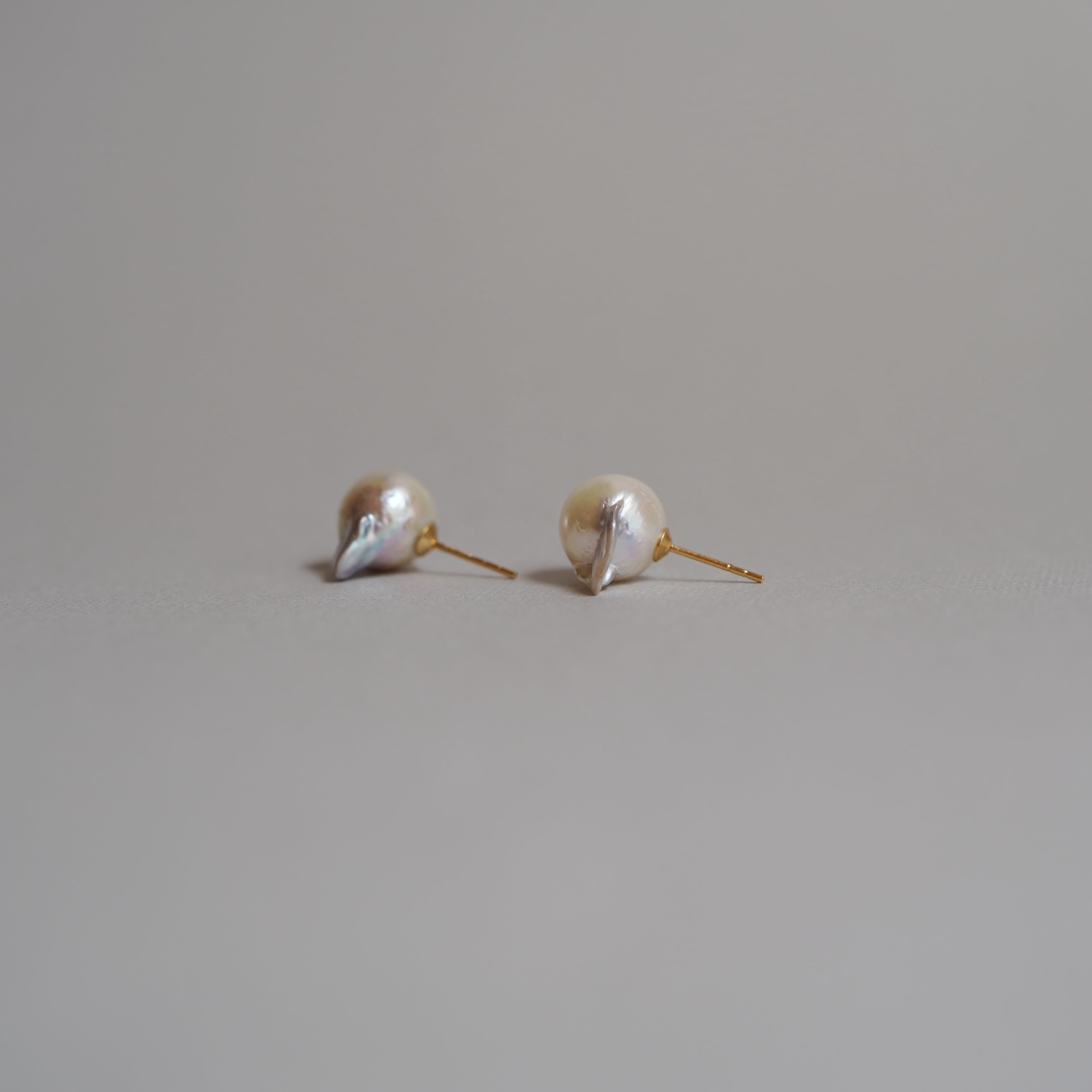 As I Am】1点もの 14kgf あこやバロックパールピアス H | temtem