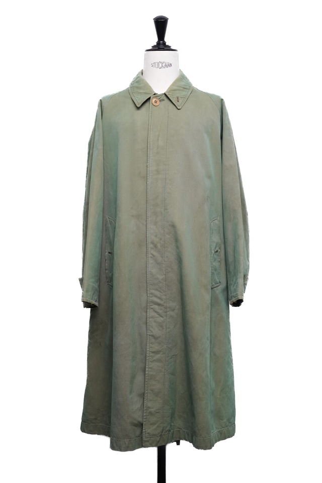 ~50's "BURBERRYS" "Tamamushi" C100 One Panel Raglan Sleeve Balmacaan Coat
