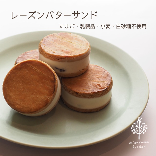 1コ＊vegan&glutenfree＊レーズンバターサンド